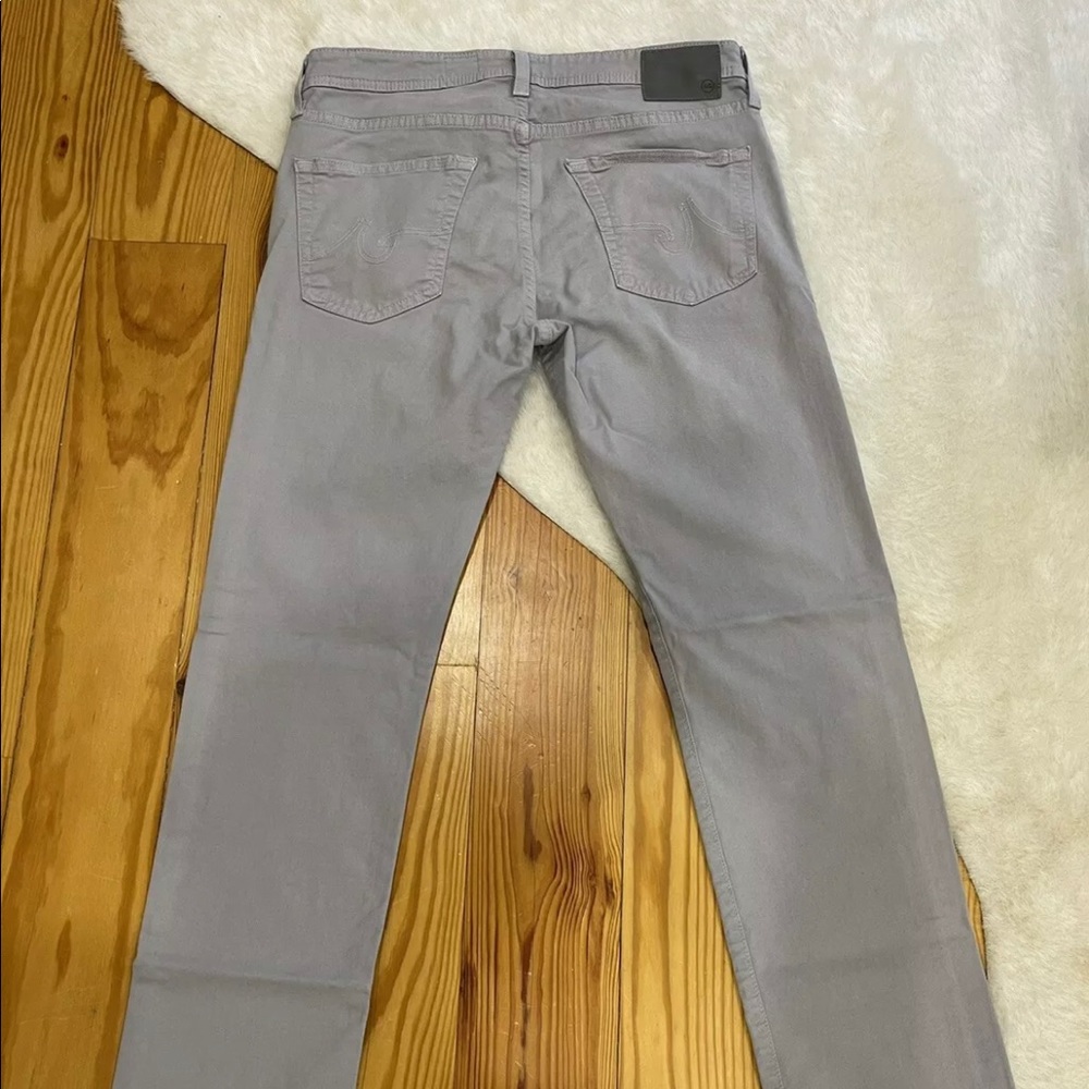 AG ADRIANO GOLDSCHMIED Gray THE MATCHBOX SLIM STRAIGHT Jeans Pants 33
